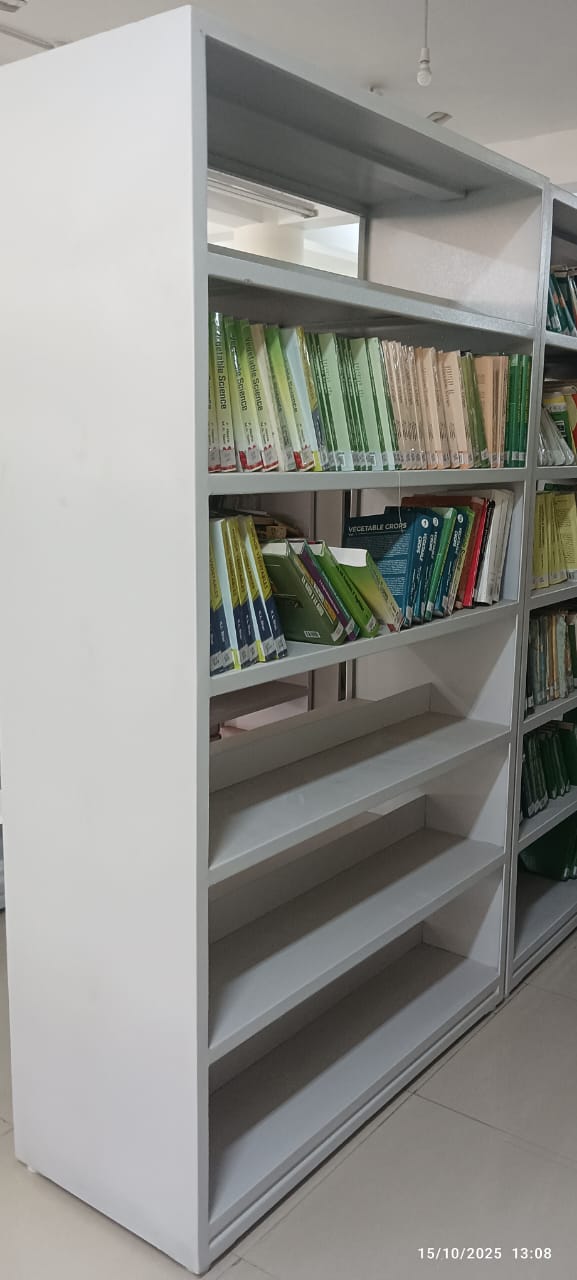 Single Sided Metal Library Book Shelf